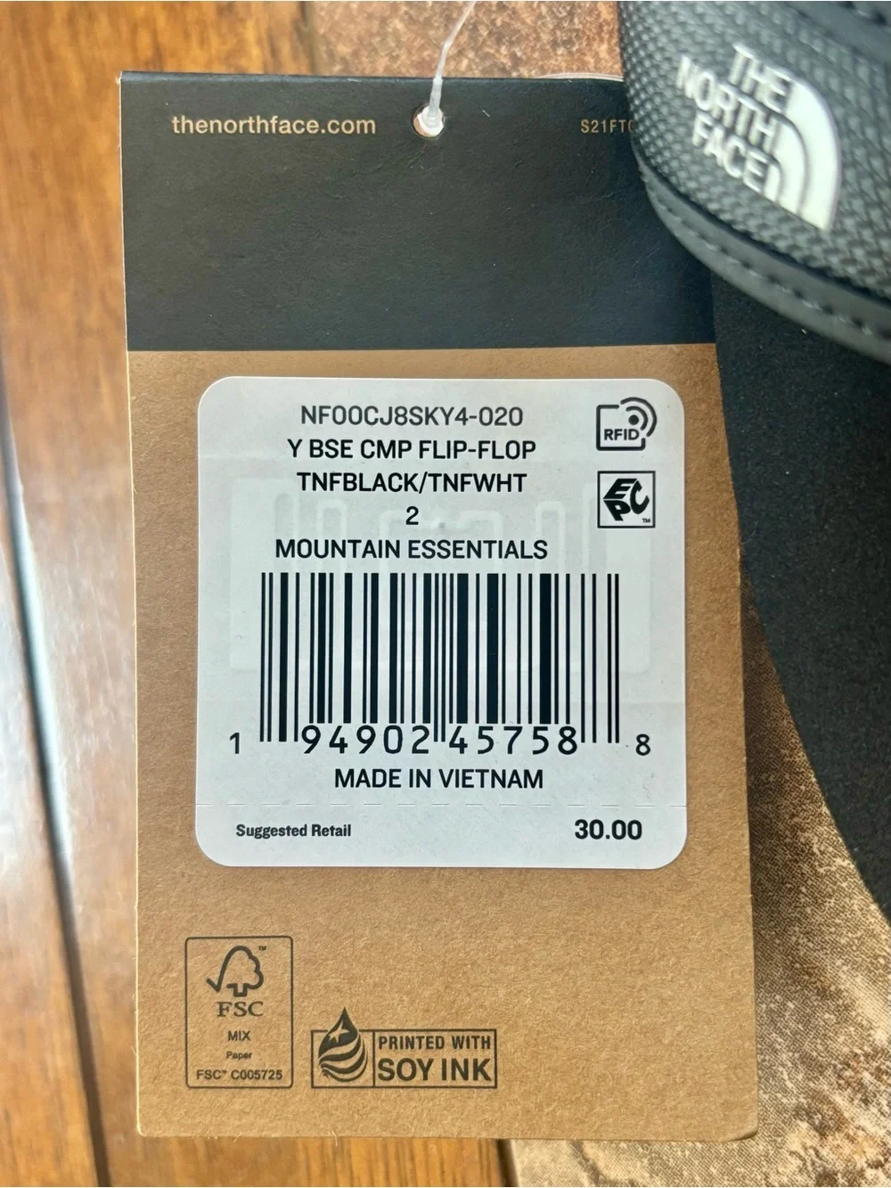 Kids North Face Flip-Flops